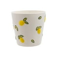 thumbnail image 1 of Mainstays 6.25" x 6.25" x 6" Round Cream and Yellow Ceramic Lemon Planter, 1 of 8