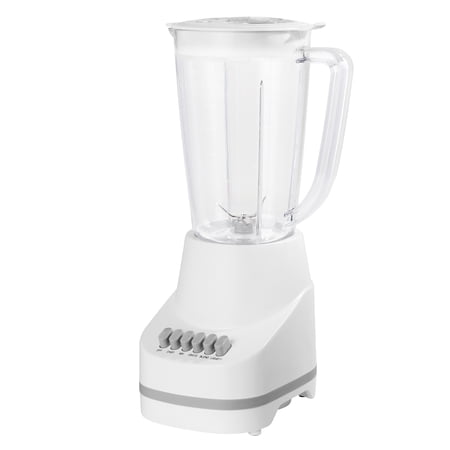 MAINSTAYS 6-SPEED BLENDER WITH 48 OZ JAR AND 500W MOTOR, ARCTIC WHITE