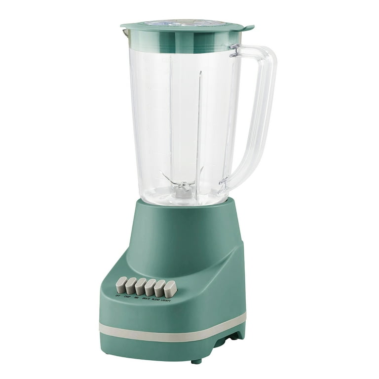 Mainstays 6-Speed Blender with 48 oz Jar and 500W Motor, Sage