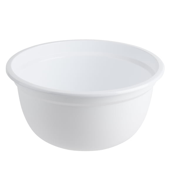 Mainstays 6-Quart Mixing Bowl - Durable, Lightweight, and Versatile Kitchen Essential, White