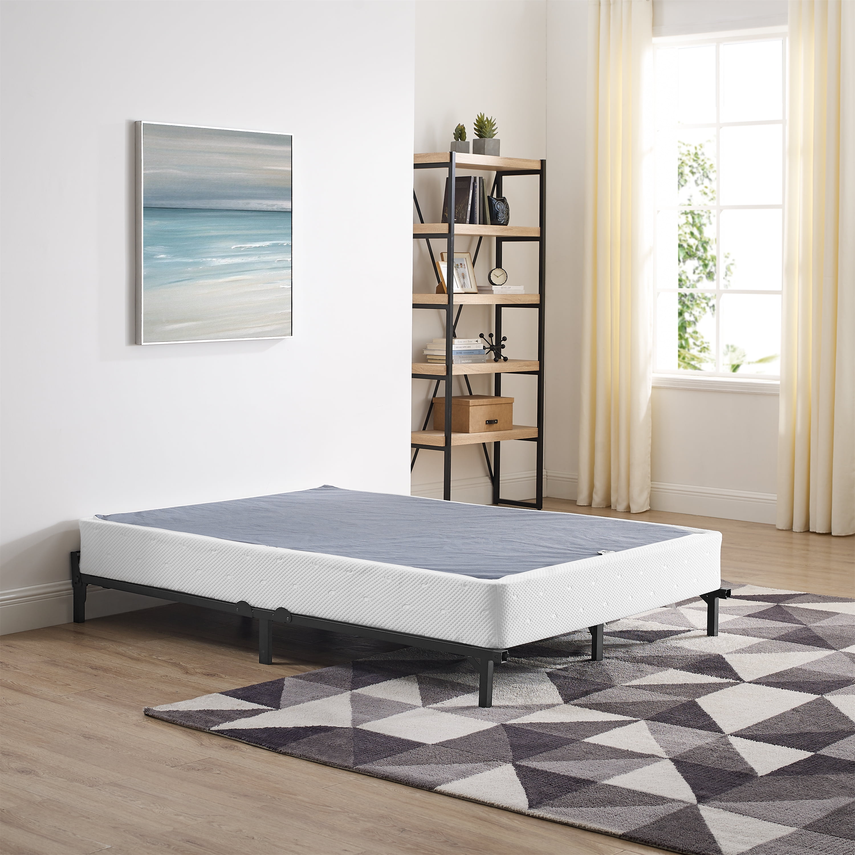 Mainstays 7.5" Quad-Fold Metal Box Spring, Full