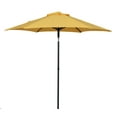 thumbnail interactive-video image 1 of Mainstays 7.5ft Yellow Market Patio Umbrella, Push-Up, 3-Angle Tilt, 1 of 7