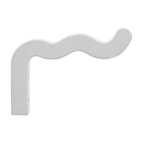 Mainstays 7 inch White Wood Grove Wall Plant Hanger, 1 Pack