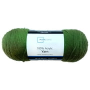 Mainstays Medium Acrylic Sea Turtle Green Yarn, 397 yd