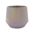 thumbnail image 1 of Mainstays 8 inch Grey Ceramic Cosmo Planter with Drainage Holes, 1 of 9