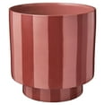 thumbnail image 1 of Mainstays Lauren Round Ceramic Planter, Coral Peony and Bisque, 8.25" x 8.25" x 8", 1 of 4