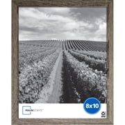 Mainstays 8x10 Rustic Gray Picture Frame for Tabletop & Wall Display