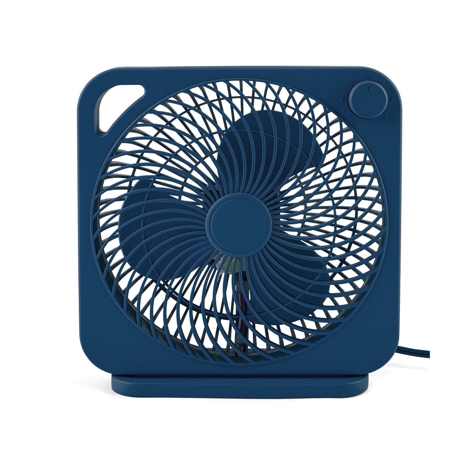 Mainstays 9 in 3-Speed Indoor Personal Table Electric Fan, Washed Indigo, Model FN2006WI