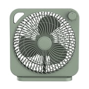 Mainstays 9 3-speed Indoor Personal Table Electric Fan, Portable Handle, Green River, Model#FN2006GR