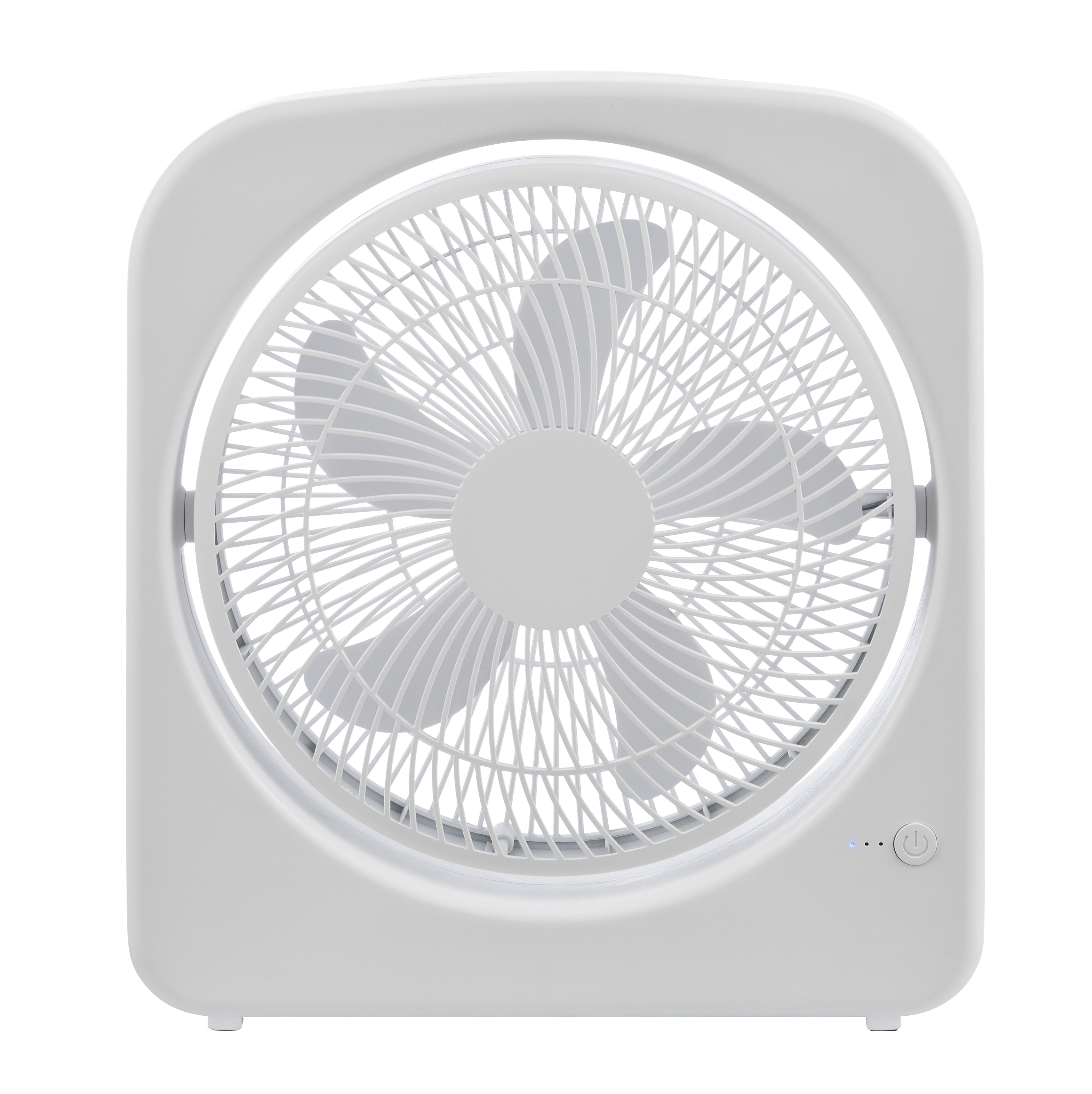 Mainstays 9 in Portable Fan, White