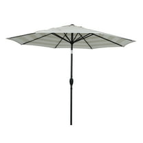 jordan manufacturing 7' half-round market patio umbrella Steel Olive : Umbrellas : Patio, Lawn & Garden Made of durable polystone with a black finish Jordan Manufacturing 9-foot Half Umbrella