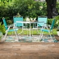 thumbnail image 1 of Mainstays 5pc Albany Lane Dining Set, Turquiose, Outdoor Living, 1 of 7
