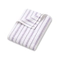 thumbnail image 1 of Mainstays Basic Striped Bath Towel, Soft 100% Cotton and Highly Absorbent Bath Towel, Lavender, 1 of 4