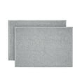 thumbnail image 1 of Mainstays Basic Polyester Chenille Noodle Bath Rug, Light School Grey, 17"x24", 2-Piece Set, 1 of 9