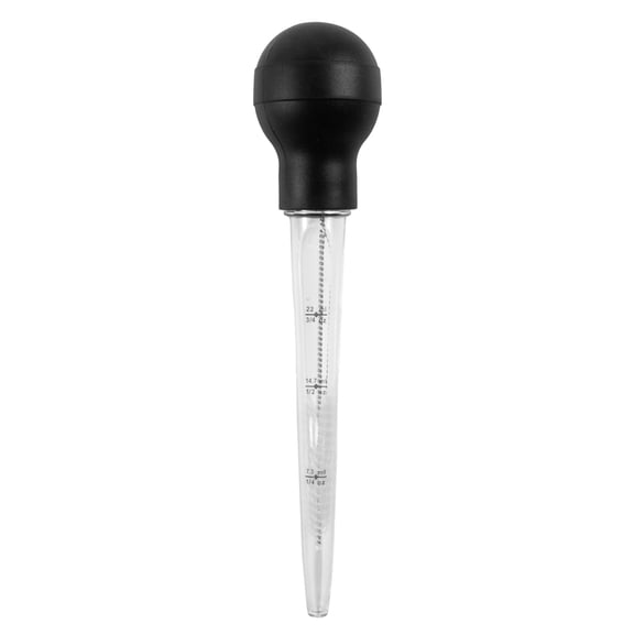 Mainstays Silicone Meat Baster with Brush, Dishwasher Safe, 0.01 Cup Capacity