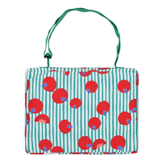 Mainstays Beach Blanket, Sand and Water Resistant, 79" x 59", Red Tomato