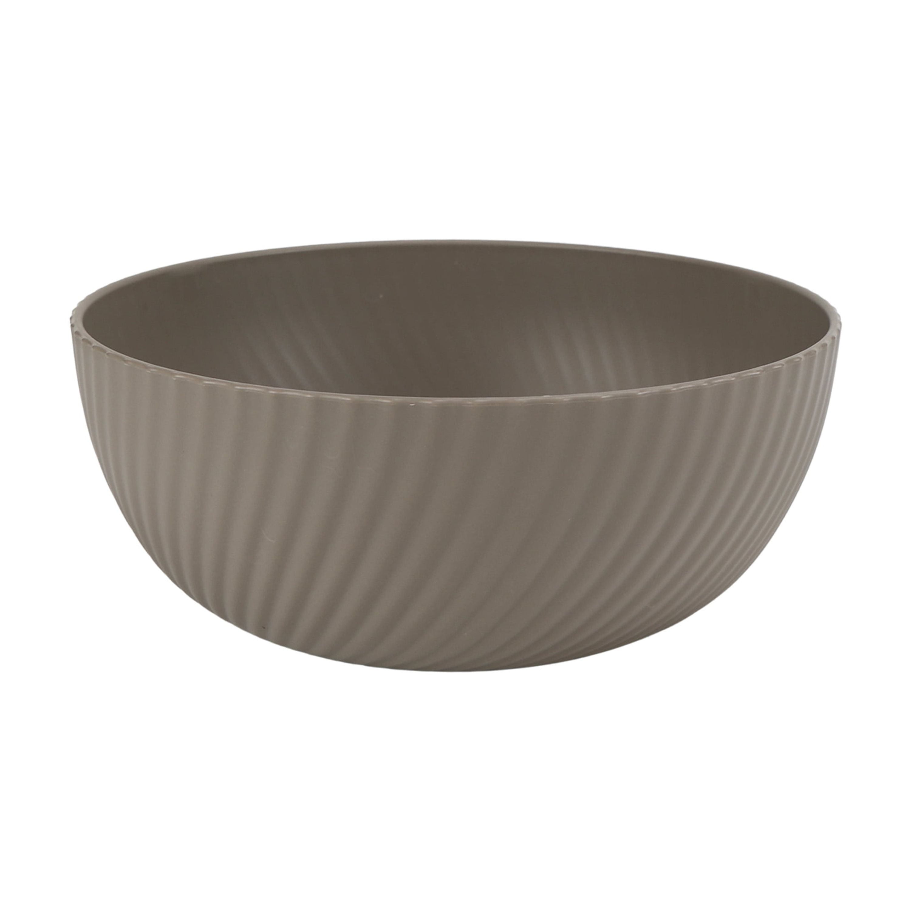 Mainstays - Beige Round Plastic Cereal Bowl, Swirl Etched, 38-Ounce - Walmart.com