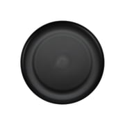 Mainstays 10.5 in Round Plastic Plate, Black