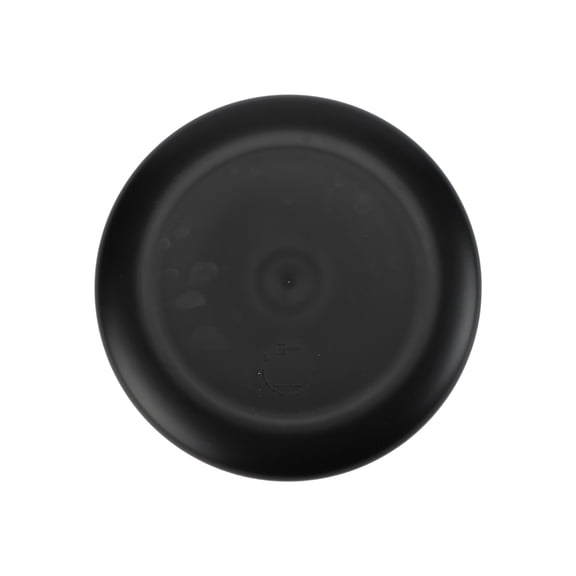 Mainstays 10.5" Round Plastic Plate, Black