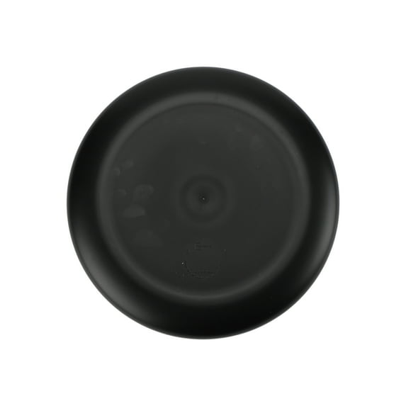 Mainstays 10.5" Round Plastic Plate, Black