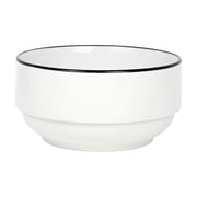 Mainstays Black Rim Stoneware Cereal Bowl, 27 oz, 1 Count