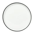 thumbnail image 1 of Mainstays Black Rim Round Stoneware Salad Plate, 1 of 5