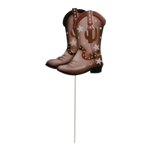 Mainstays Weather-Resistant Metal Cowboy Boot Garden Stake