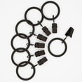 thumbnail image 1 of Mainstays Curtain Clip Rings 1" Bronze 7 Pack, 1 of 8