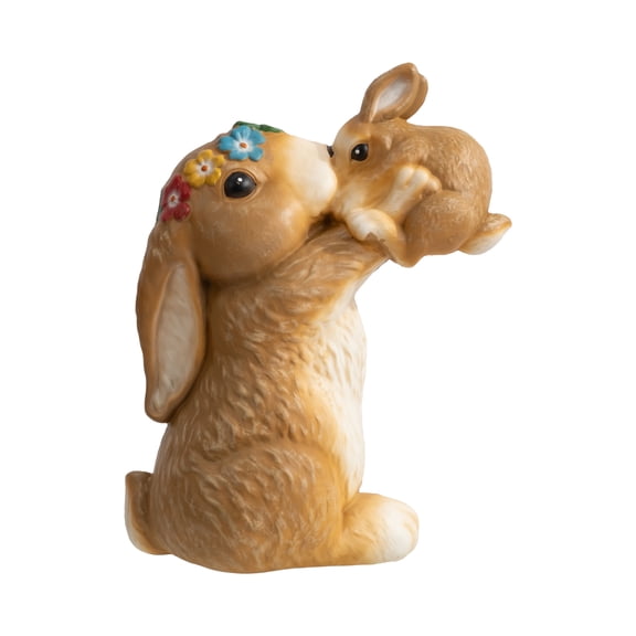 Mainstays Resin Bunnies Outdoor Garden Statue, Weather-Resistant