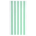thumbnail image 1 of Mainstays Cabana Stripe Cotton Blend Beach Towel, 58" x 28", Mint Fluff, 1 of 4