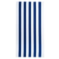 thumbnail image 1 of Mainstays Cabana Stripe Cotton Blend Beach Towel, 58" x 28", Blue, 1 of 4