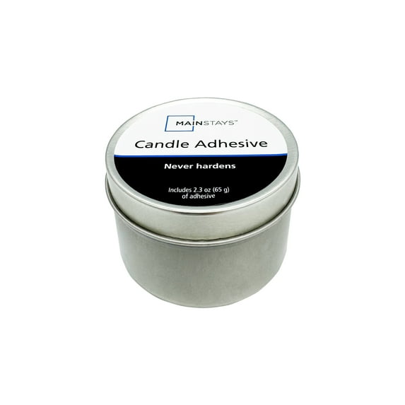 Mainstays Candle Adhesive, 2.3 oz, Unscented, off-White
