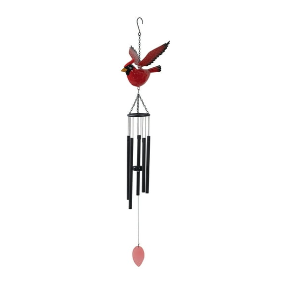Mainstays Metal Cardinal Outdoor Wind Chime, Weather-Resistant