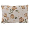 thumbnail image 1 of Mainstays 14 in x 20 in Chambray Floral Sunflower Lumbar Decorative Throw Pillow, 1 of 4
