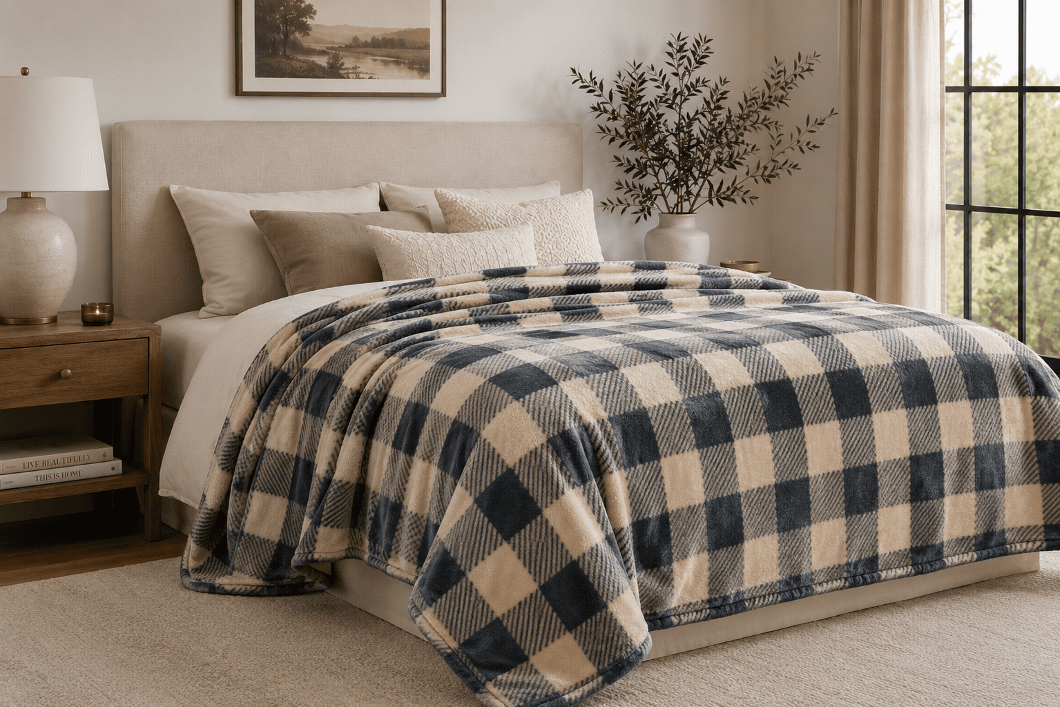 Mainstays Blanket Check King