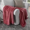 thumbnail image 1 of Mainstays Textured Plush Throw Blanket, Mauve Dusk, 50 x 72 in, 1 of 5