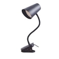 thumbnail image 1 of Mainstays LED Clip Desk Lamp, Adjustable Flexible Gooseneck, Matte Black Finish, Energy Efficient, 1-Pack, 1 of 6