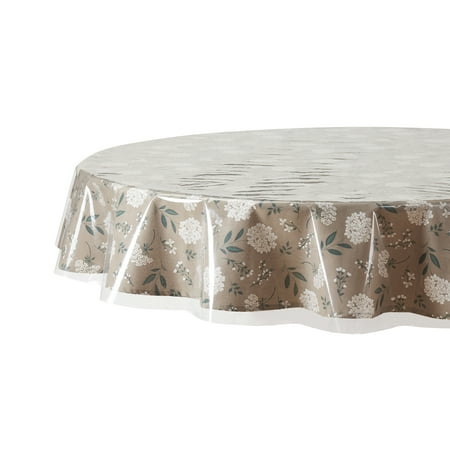 Mainstays PEVA Everyday, Indoor & Outdoor Clear Table Protector 70" Round