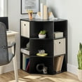 thumbnail image 1 of Mainstays Corner Cube Storage Organizer, Black, 1 of 8