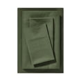 thumbnail image 1 of Mainstays Dreamy Soft 4-Piece Bed Sheet Set, 100% Cotton, 220 Thread Count Brushed and Washed Sateen, Deep Pocket, Queen, Bay Leaf, 1 of 6