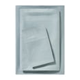 thumbnail image 1 of Mainstays Dreamy Soft 3‑Piece 220 Thread Count Brushed and Washed Sateen Cotton Bed Sheet Set, Deep Pocket, Twin, Soft Silver, 1 of 8