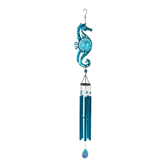 Mainstays Metal Coastal Sea Horizons Outdoor Wind Chime, Weather-Resistant