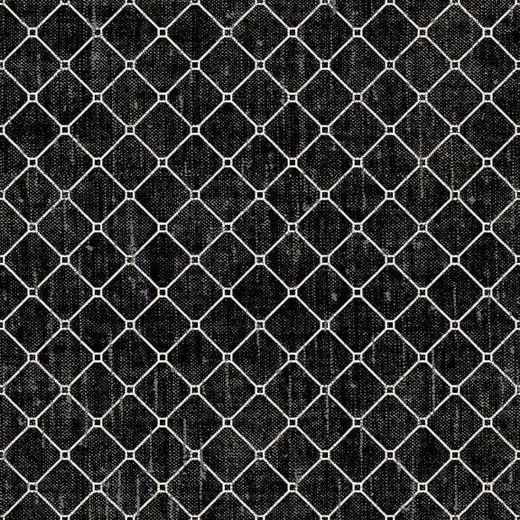 Mainstays 2 Yard Cut 100% Cotton Duck Printed Fabric, Geo Mesh Design, Rich Black, Home Décor Projects, Quilting, Crafting & Sewing, Soft, Comfortable Feel