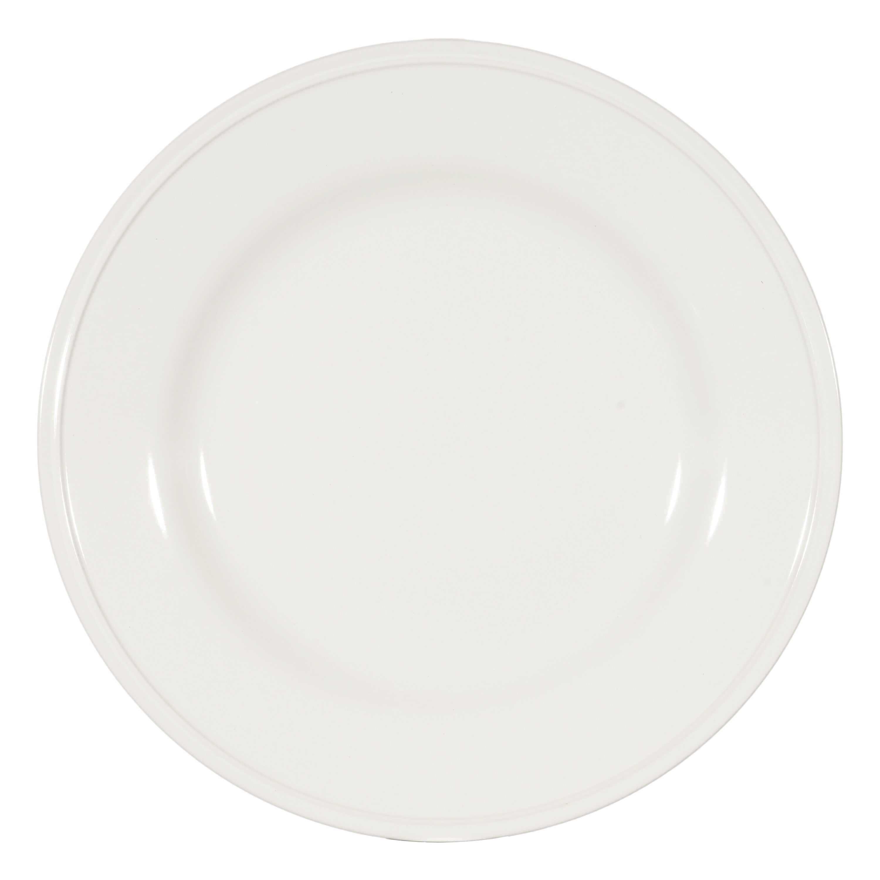 Mainstays 8in Darby White Stoneware Salad Plate