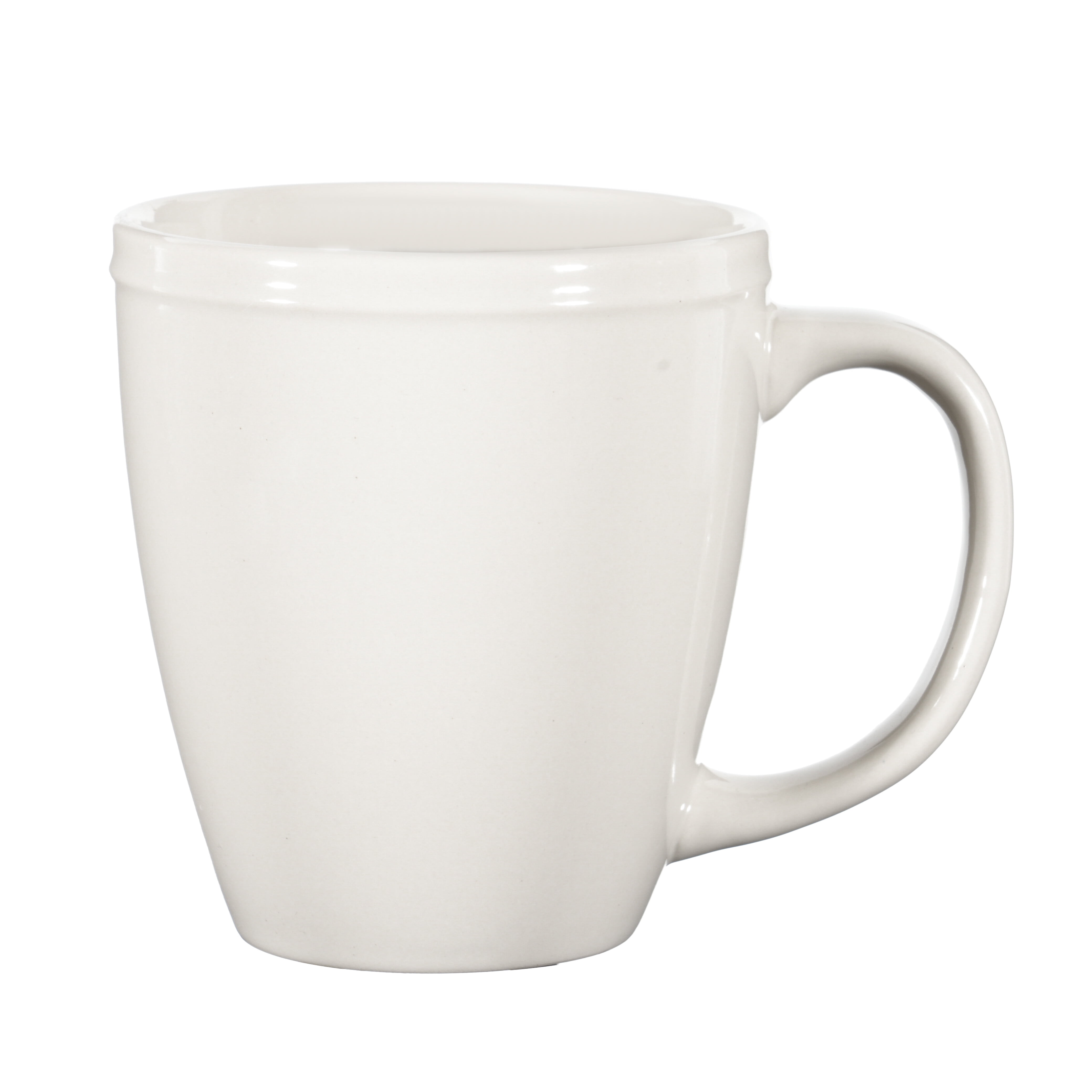 まみ　803530ホワイトカラー Mainstays 16oz Darby Vanilla Dream White Stoneware Mug - Walmart.com