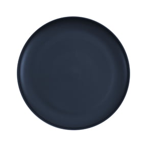Mainstays 10.5" Round Plastic Plate, Dark Blue