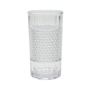 Mainstays 20-Ounce Tall Acrylic Diamond Texture Tumbler, Clear