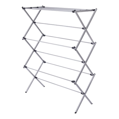 MAINSTAYS OVERSIZED COLLAPSIBLE STEEL LAUNDRY DRYING RACK