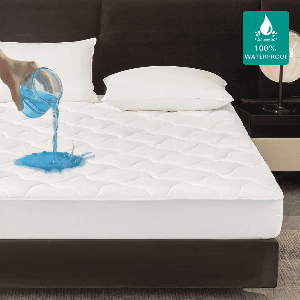 Mainstays Extra Thick Mattress Pad, White, Queen