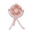 thumbnail image 1 of Mainstays 4" 3-speed Portable Rechargeable Fan, Flexible Tripod and Digital Display, Pink Blush, Model#FN1005NPB, 1 of 8